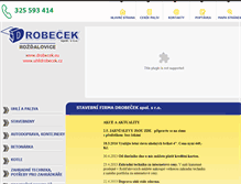 Tablet Screenshot of drobecek.eu